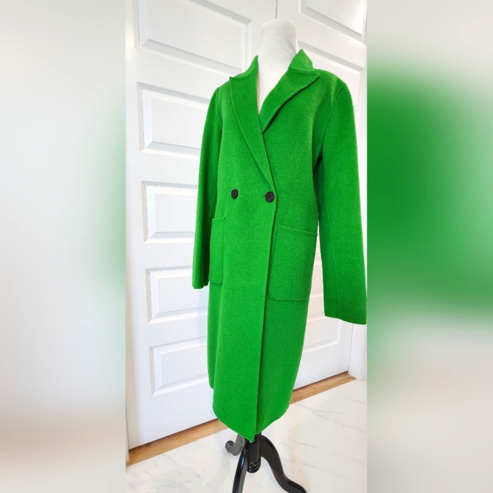 Zara Green Coat XS